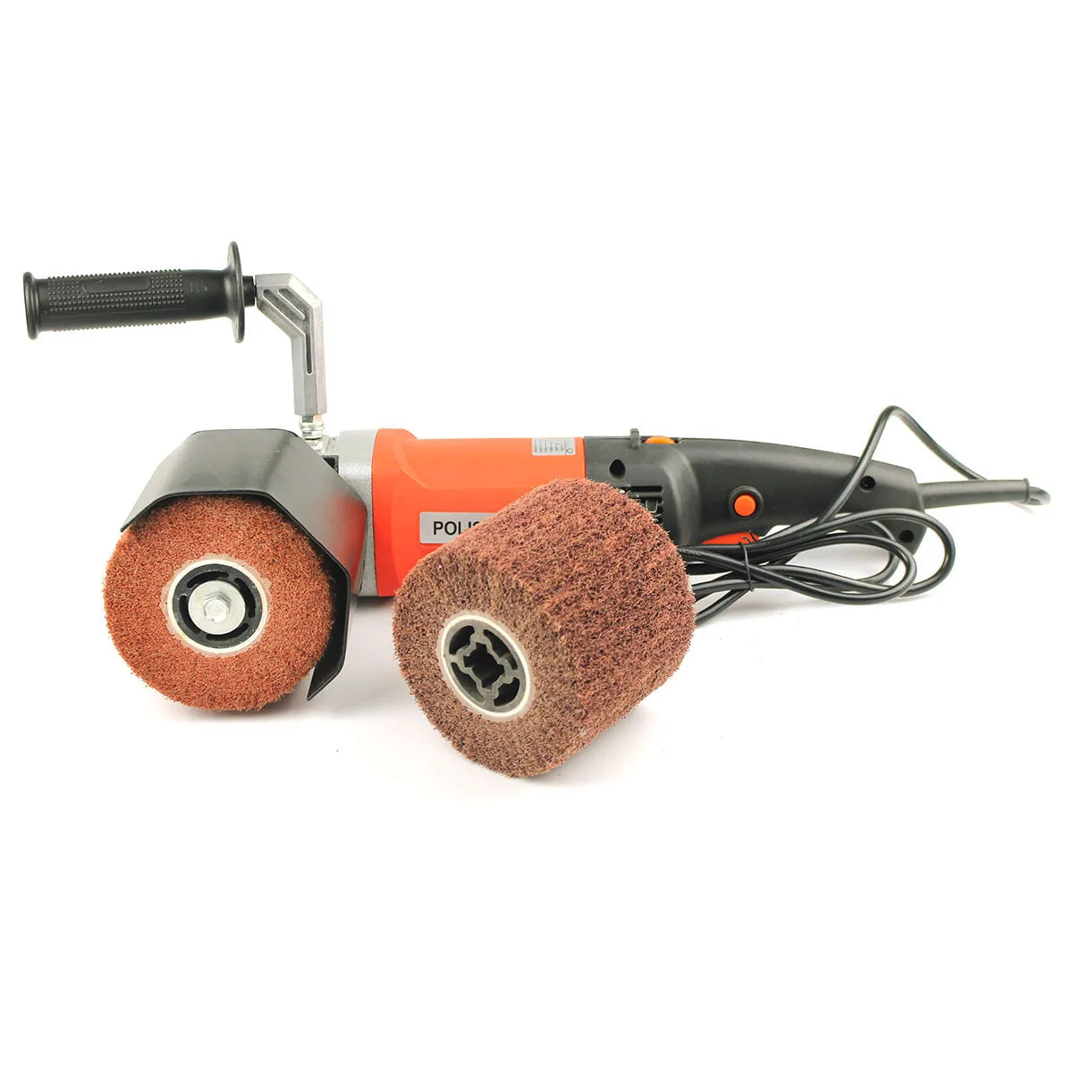 Grinding Machine Satin Polisher 220V 1400W Electric Wire Drawing Burnishing Polishing Machine For Metal Steel Wood Polishing