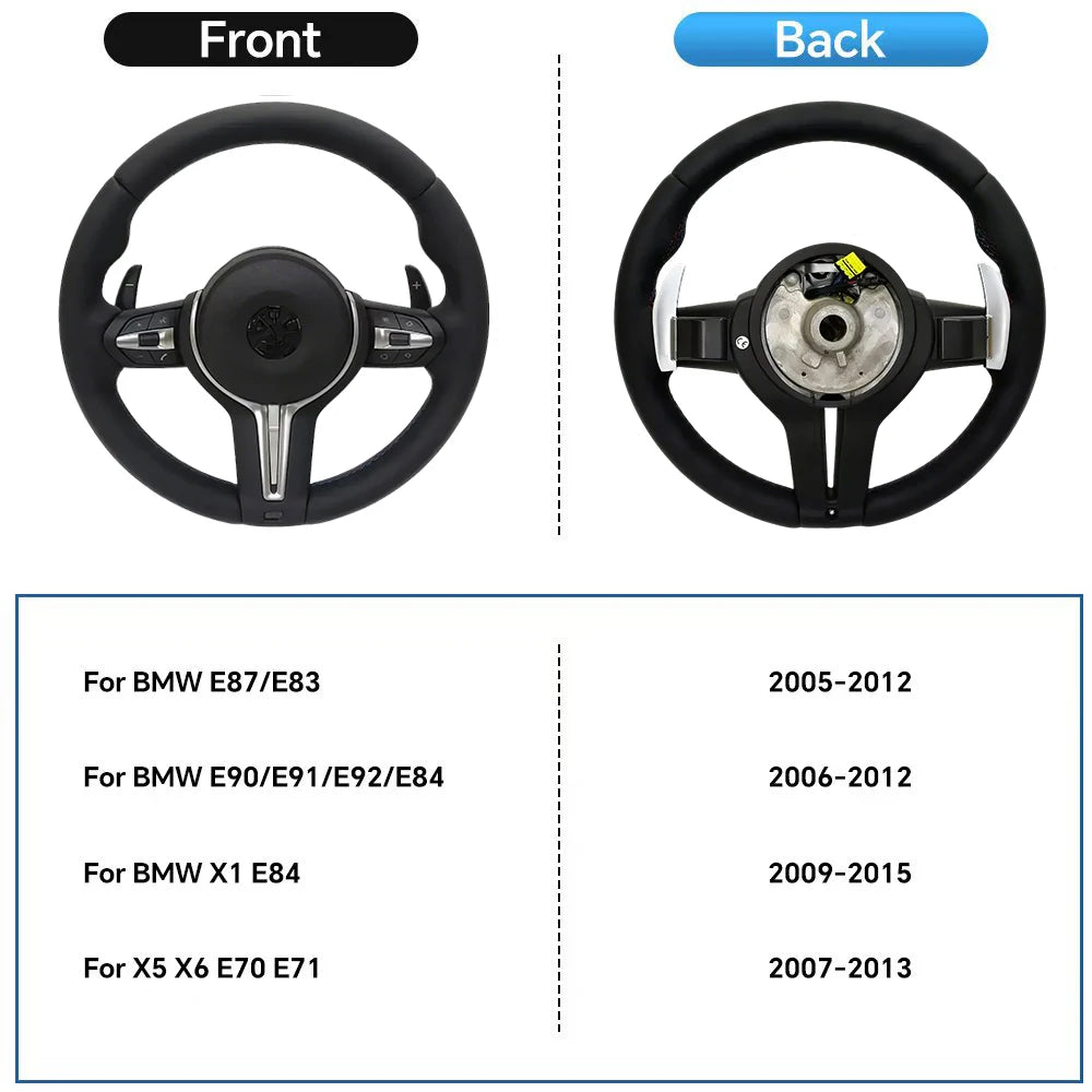 Interior Leather Replacement M Steering Wheel Suitable For BMW F20 F22 F23 F30 F33 F34 X1 F48 X5 F15 X3 F25 M3 F80 E90 E70 E84