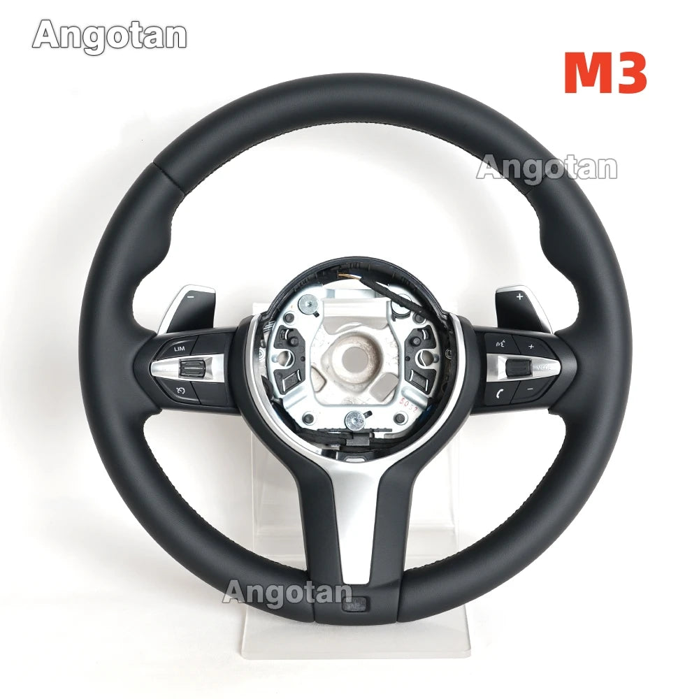 Full Smooth Leather M Sport Steering Wheel for Bmw F30 M3 M5 F10 F36 F20 F11 F15 F31 F16 F32 F25 F12 F22 F87 F80 F02 M8 F07 F90
