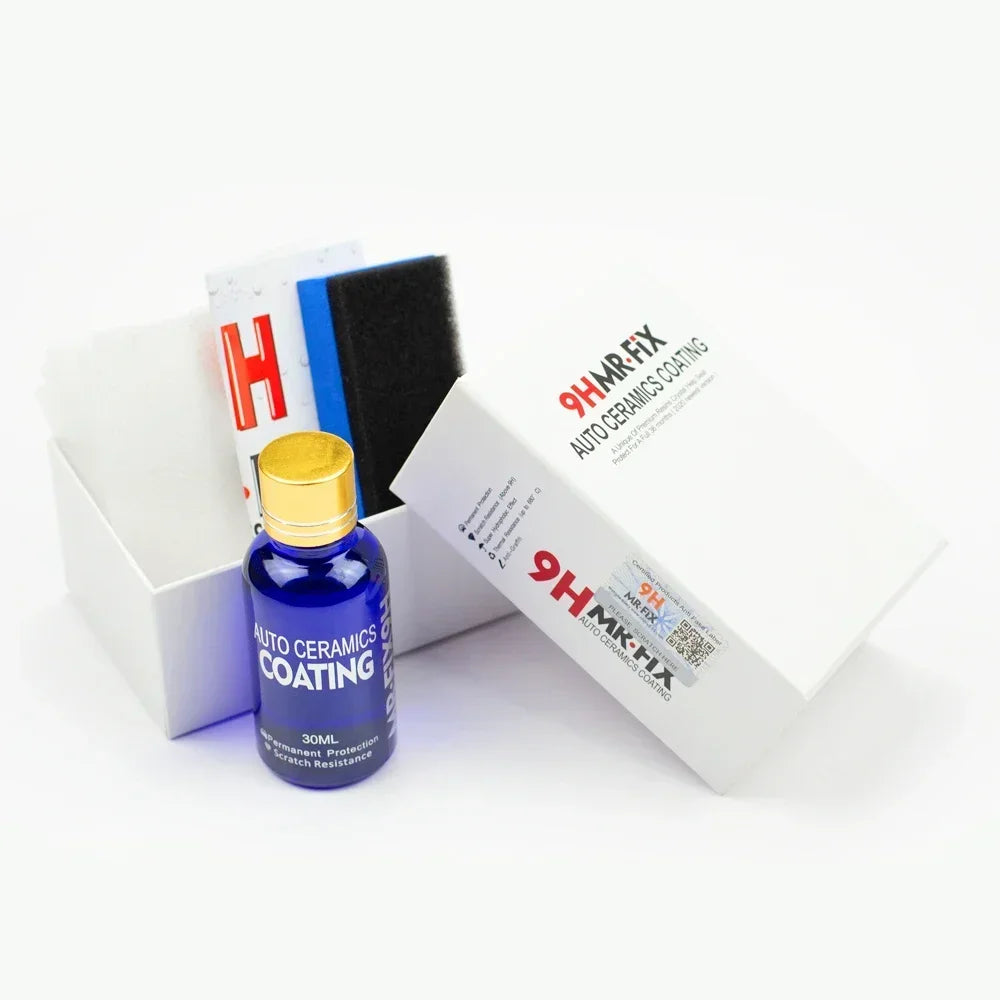 9H Araba Su İtici Cam Kaplama Sıvı Seramik Kaplama Motosiklet Boya Bakımı Çizilmez Oto Detaylandırma Cam Kaplama Araba Bakım Cilası