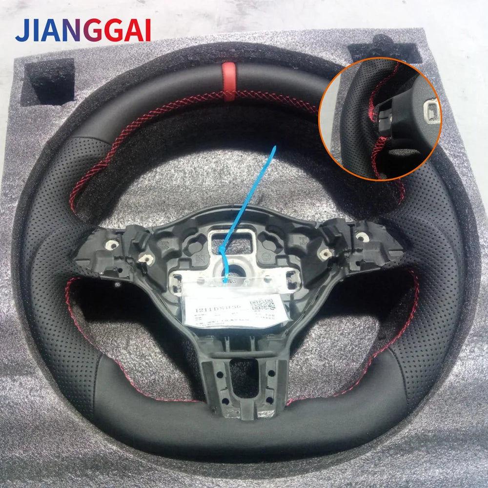 Hydro-Dip Carbon Fiber Steering Wheel For Volkswagen Golf 6 GTI MK6 GTD R 2009-2013 Polo GTI Tiguan Passat R-Line Steering Wheel