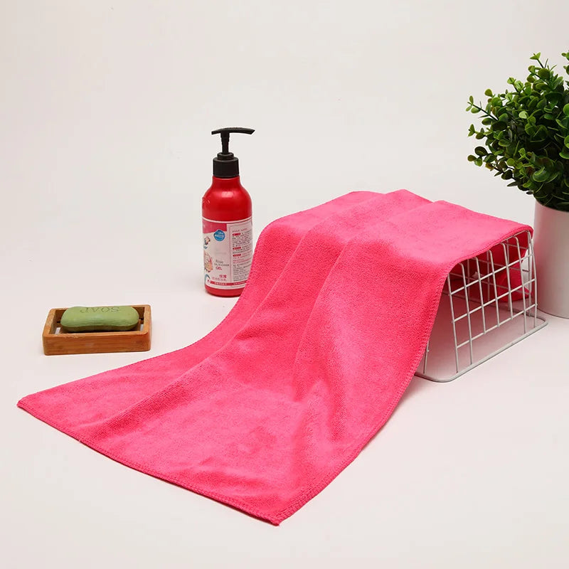 Microfiber Car Wash Cloth Thicken Automotive Cleaning Drying Towels Household Kitchen Absorbent Rags Car Clean Cloths Supplies