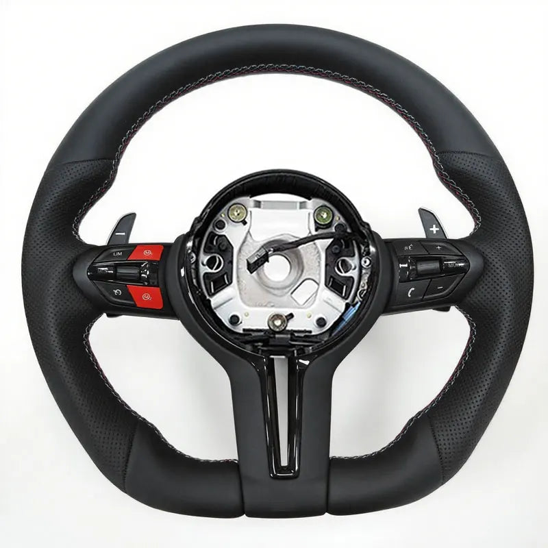 Car Nappa leather M Sports Steering Wheel For BMW F10 F11 F15 F20 F22 F31 F30 F36 F32 E90 3 Series 5 Series Car Accessories