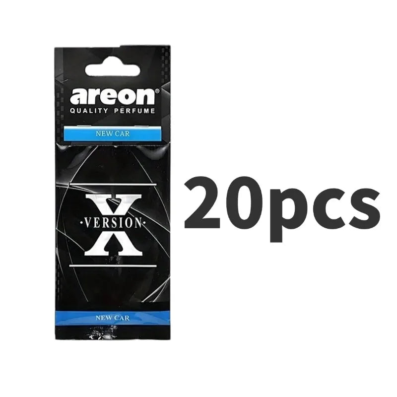 2-80PCS X Version Car Interior Hanging Air Freshener Natural Tea Perfume for Home Bathroom Decor