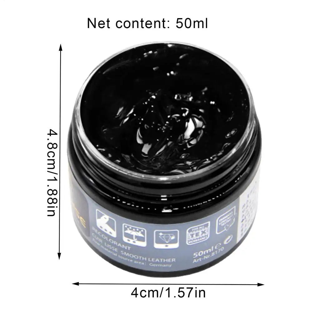 Deri Restorasyon Kremi 50 ml Deri Restorasyon Balsamı Doğal Reçine Restorasyon Aleti Deri Onarım Kremi Araba Koltukları Kanepe Restoratörü