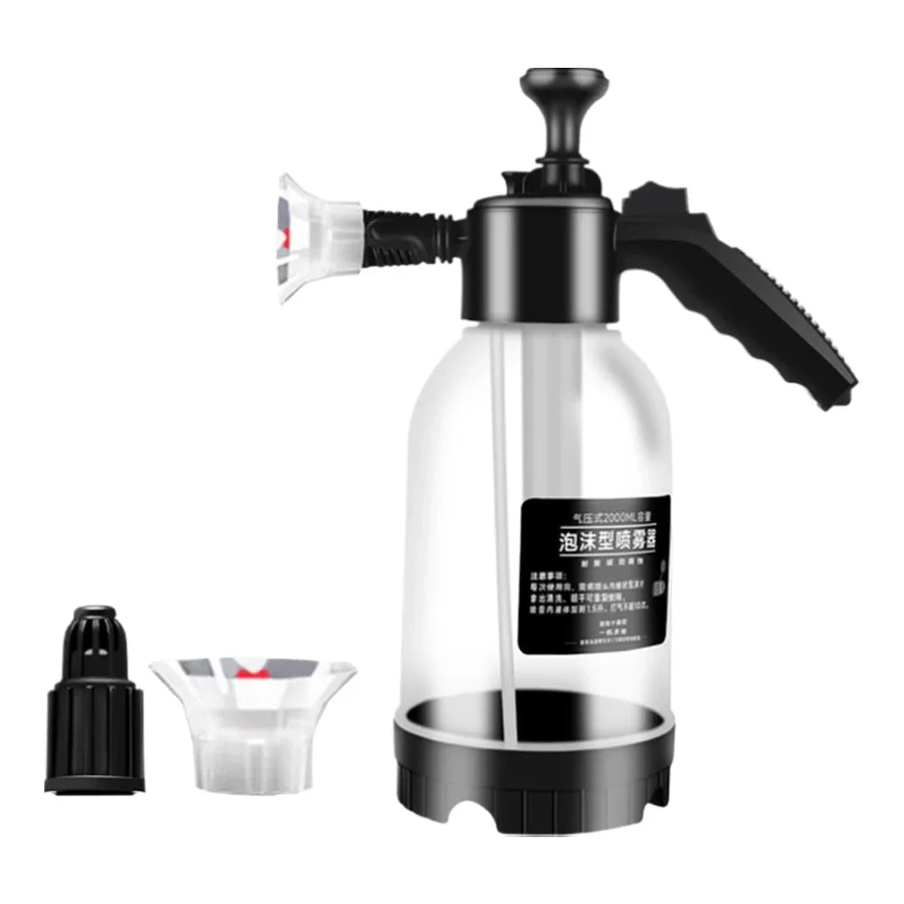 2L Foam sprayer Car Wash Handheld foam sprayer Pneumatic sprayer Plastic sterilized water bottle Car cleaning tool