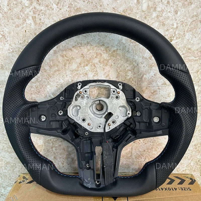 Real Carbon Fiber LED Steering Wheel With Heated For BMW M3 Series G20 G21 G22 G23 G80 G82 G26 G29 G83 Leather Steering Wheel