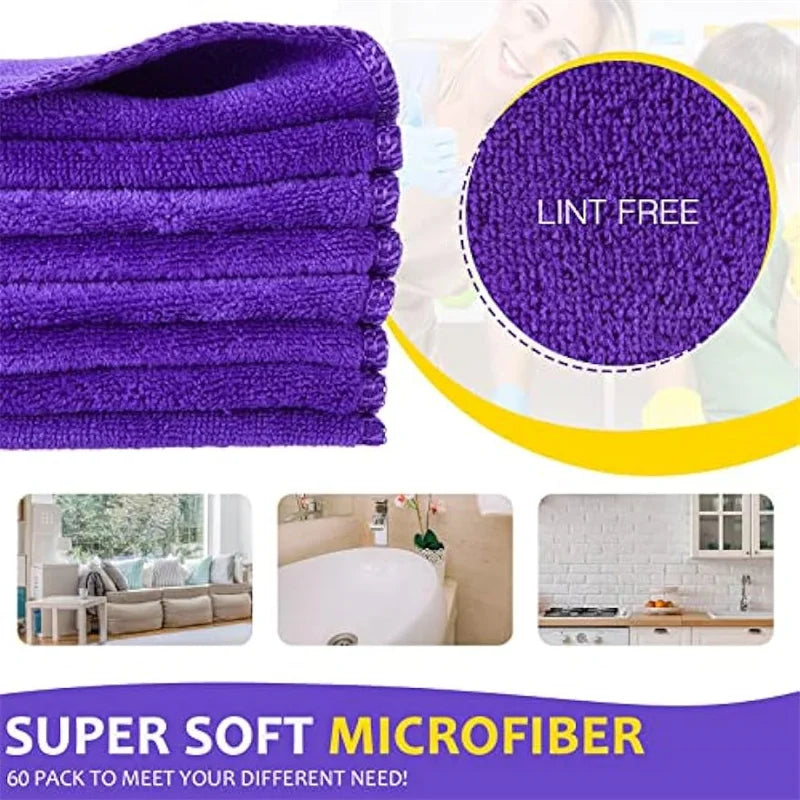 1/10Pcs 300GSM Ultra Absorbent Car Towels Drying Reusable Car Microfiber Cleaning Cloth Auto Home Washing Polishing Detailing