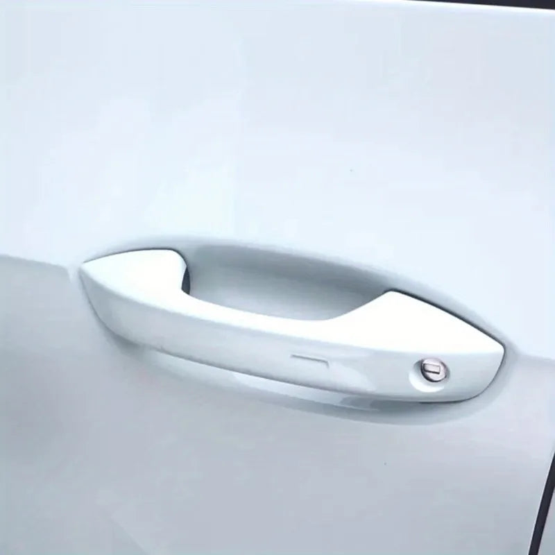 8Pcs 3D Car Door Handle Scratch Protector, Universal Bowl Side Protection Stickers, Waterproof Anti-Scratch Paint Invisible