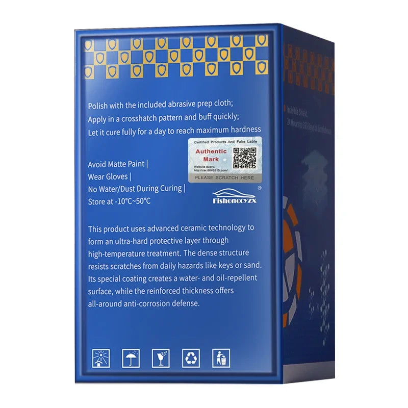 Kendi Kendini İyileştirme ve UV İzi Teknolojisine Sahip 20H Grafen Seramik Kaplama Araç Detaylandırma Profesyonelleri için 10+ Yıllık Koruma