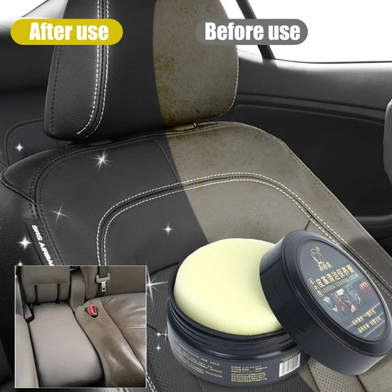 Genuine Leather Car Seat Conditioner Multi-Purpose Leather Care Agent Stain-Removing & Revitalising Seat Cleaner Auto Parts