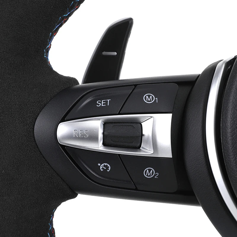 Half Alcantara Leather M Sport Steering Wheel for BMW F01 F06 F10 F11 F20 F21 F22 F30 F31 F32 F34 F36 F80 F82 F87 F90 M3 M5