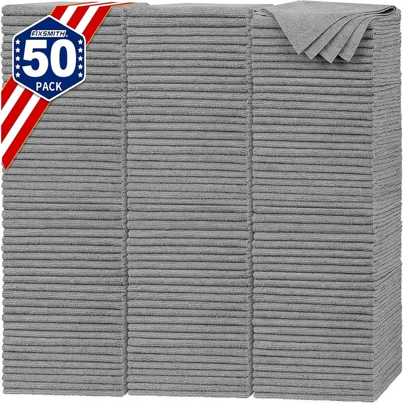 Reusable Thicken Microfiber Cleaning Cloths Lint Free Microfiber Cleaning Towel Cloths Cleaning Towels Absorbent for Car Window