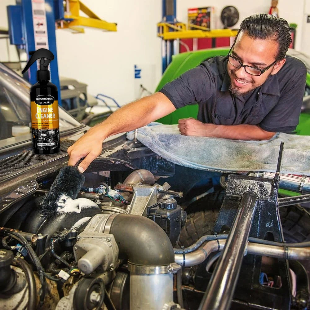 Hydroshine Engine Bay Cleaner Care Powerful Decontamination for Car Engine Compartment Cleaning Tool Heavy Oil Dust Clean Spray