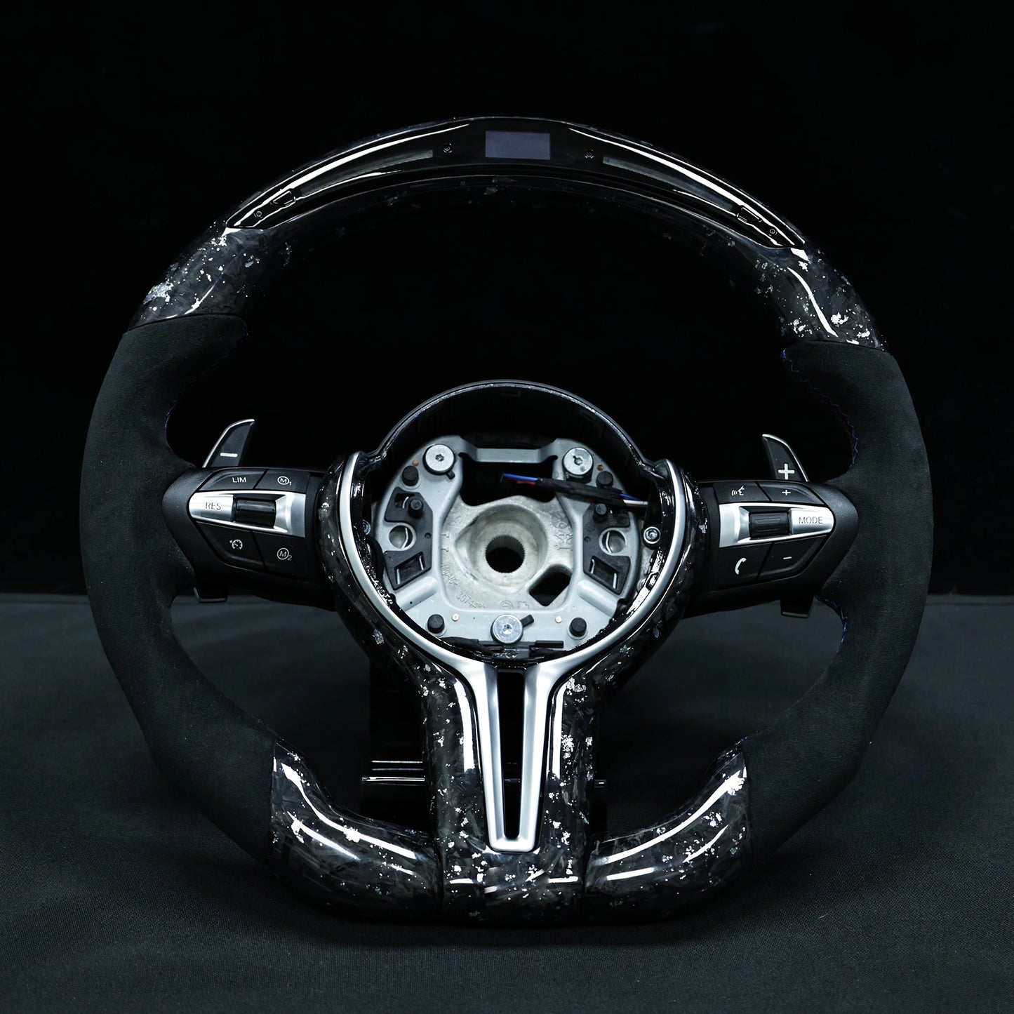 LED Steering Wheel Carbon Fiber Fit For BMW M1 M2 M3 M4 M5 M6 F30 F10 F15 F16 F32 F80 F82 3 4 5 6 X3 X5 Customized Sport Wheel