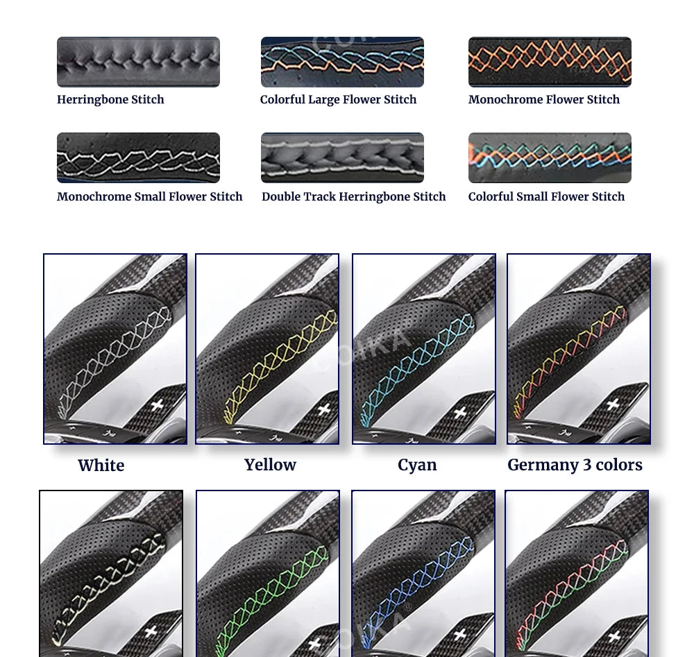 Suitable For BMW F10 F11 F20 F21 F30 F31 F34 F32 F33 F36 F22 F23 M3 M5 X5 X6 E70 E90 E87 E84 Carbon Fiber M Sport Steering Wheel