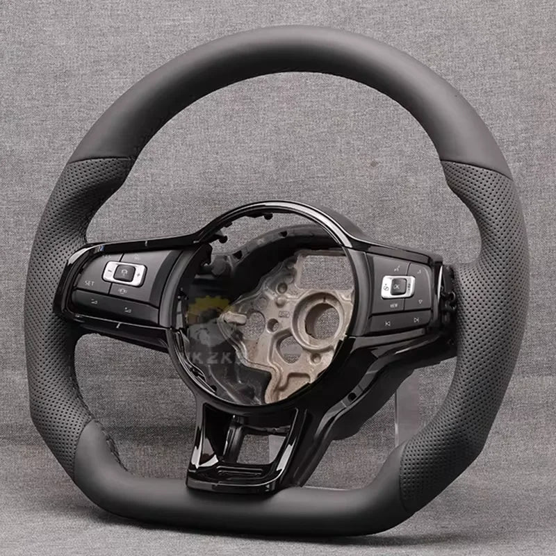 Steering Wheel For Golf 7 7.5 GTI MK7, Equipped With Shift Paddles And Buttons, Black Frame, Car Accessories