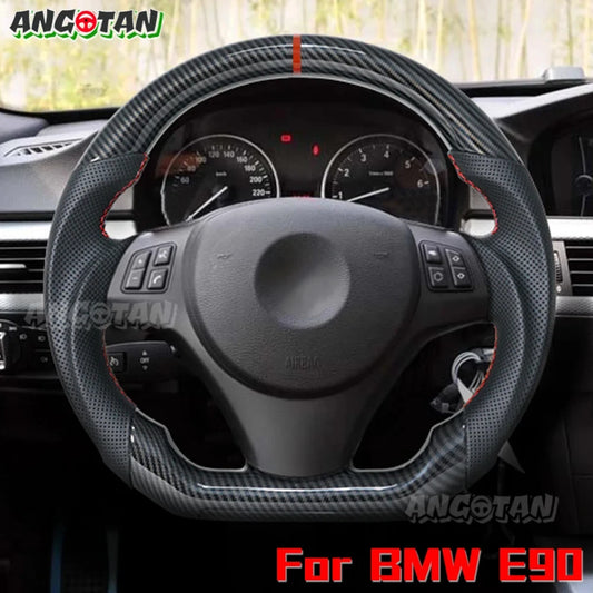 Steering Wheel For Bmw E92 E90 E89 E91 E93 330i 335i 328i M3 Series Steering Wheel Hydro-Dip Carbon Fiber Accessories 2005-2012