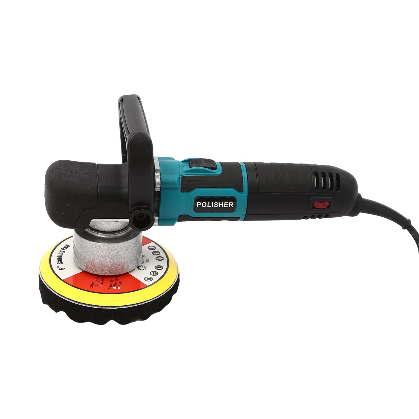 Electric Polisher Eccentric Polishing Machine 2000-4500RPM for Waxing and Polishing Cars, Headlights and Furniture