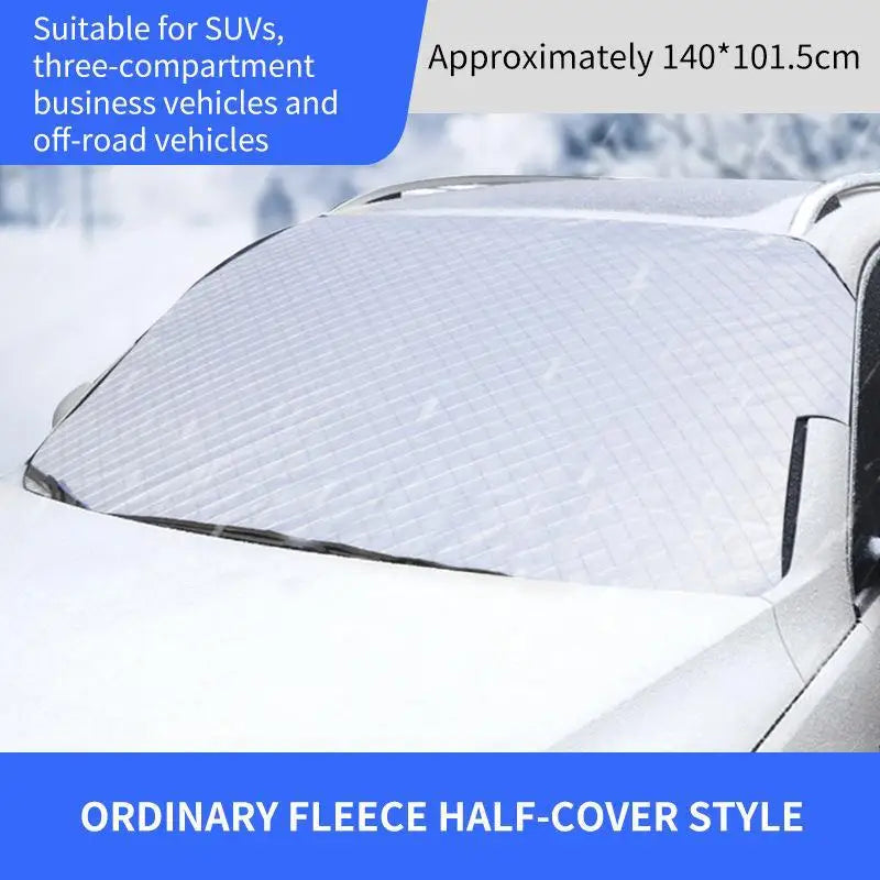 Sunshade Cover Car Windshield Snow Sun Shade Waterproof Protector Automobile Magnetic Cover Car Front Windscreen Cover