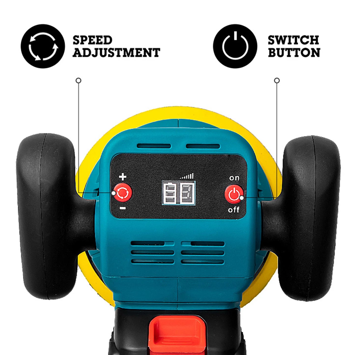 Car polishing machine 21V cordless polishing machine 480W car electric waxis maintenance wireless polishing machine