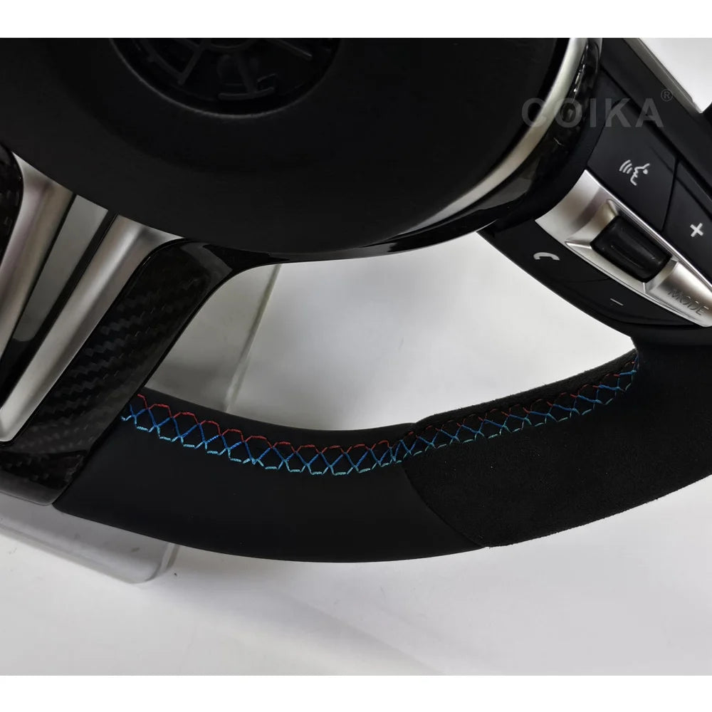 Half Alcantara Leather M Sport Steering Wheel For BMW F10 F11 F20 F21 F22 F25 F30 F31 F32 F33 F34 F36 F01 F06 F07 F12 F13 M3 M5