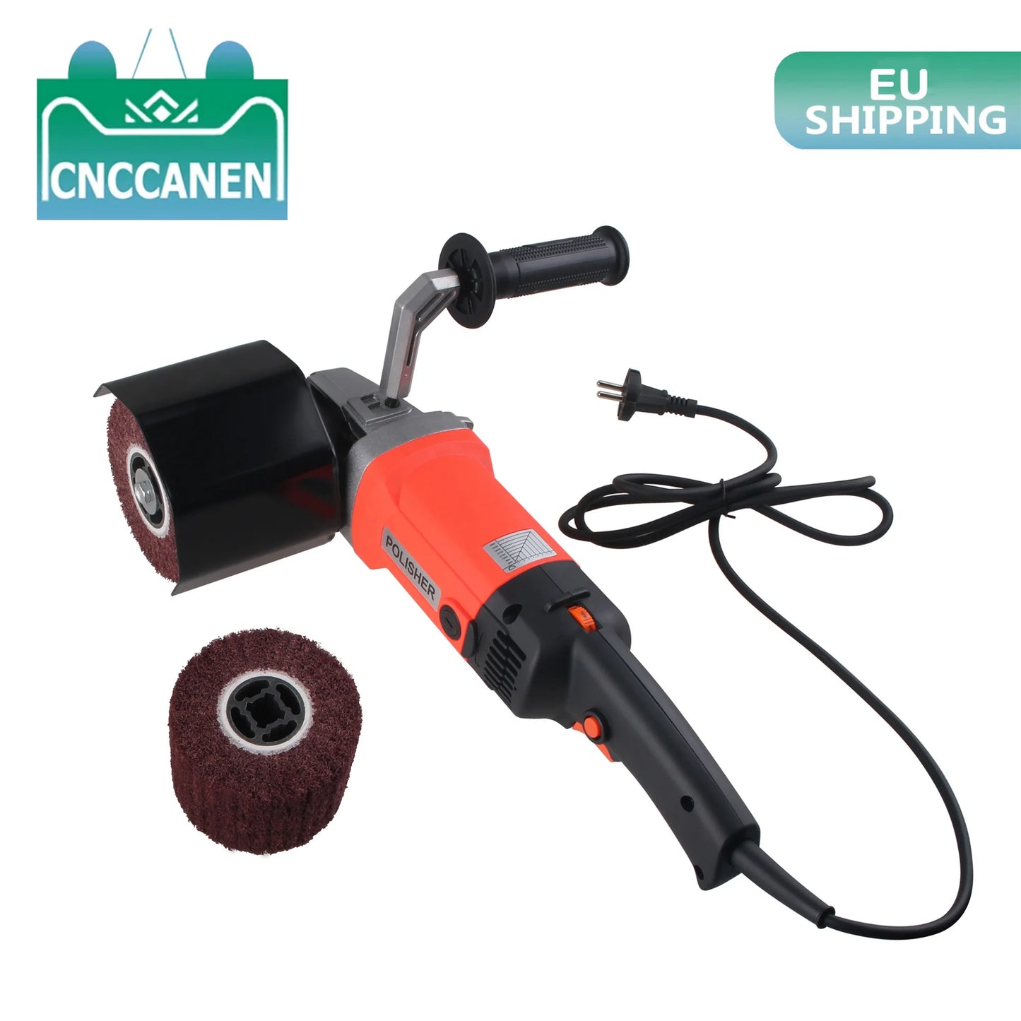 Grinding Machine Satin Polisher 220V 1400W Electric Wire Drawing Burnishing Polishing Machine For Metal Steel Wood Polishing