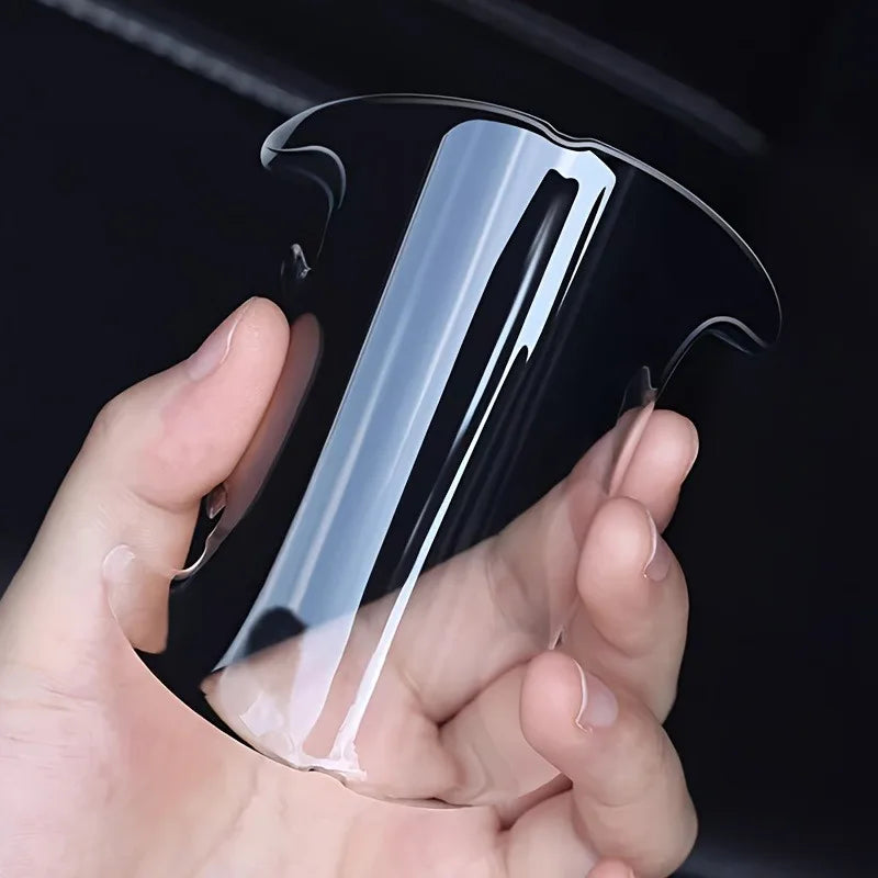 8Pcs 3D Car Door Handle Scratch Protector, Universal Bowl Side Protection Stickers, Waterproof Anti-Scratch Paint Invisible