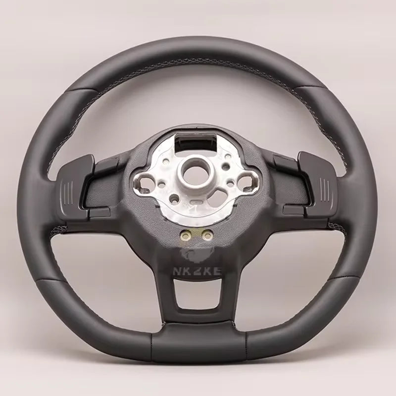 Steering Wheel For Golf 7 7.5 GTI MK7, Equipped With Shift Paddles And Buttons, Black Frame, Car Accessories
