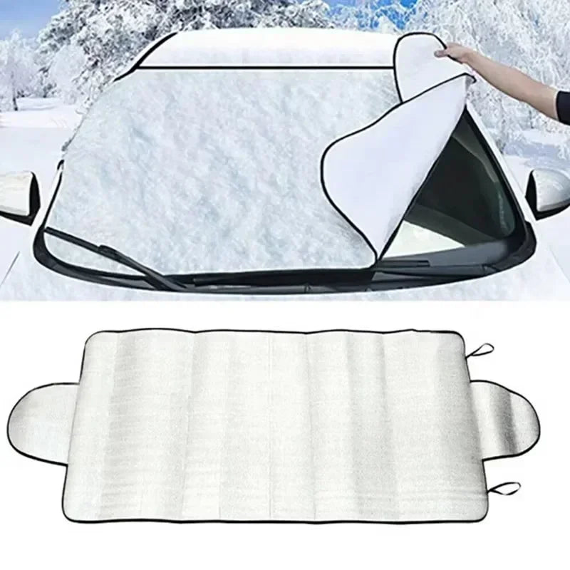 150cm x 70cm Universal Car Front Windshield Cover Auto Sunshade Snow Ice Protection Cover Winter Summer Windshield Shield