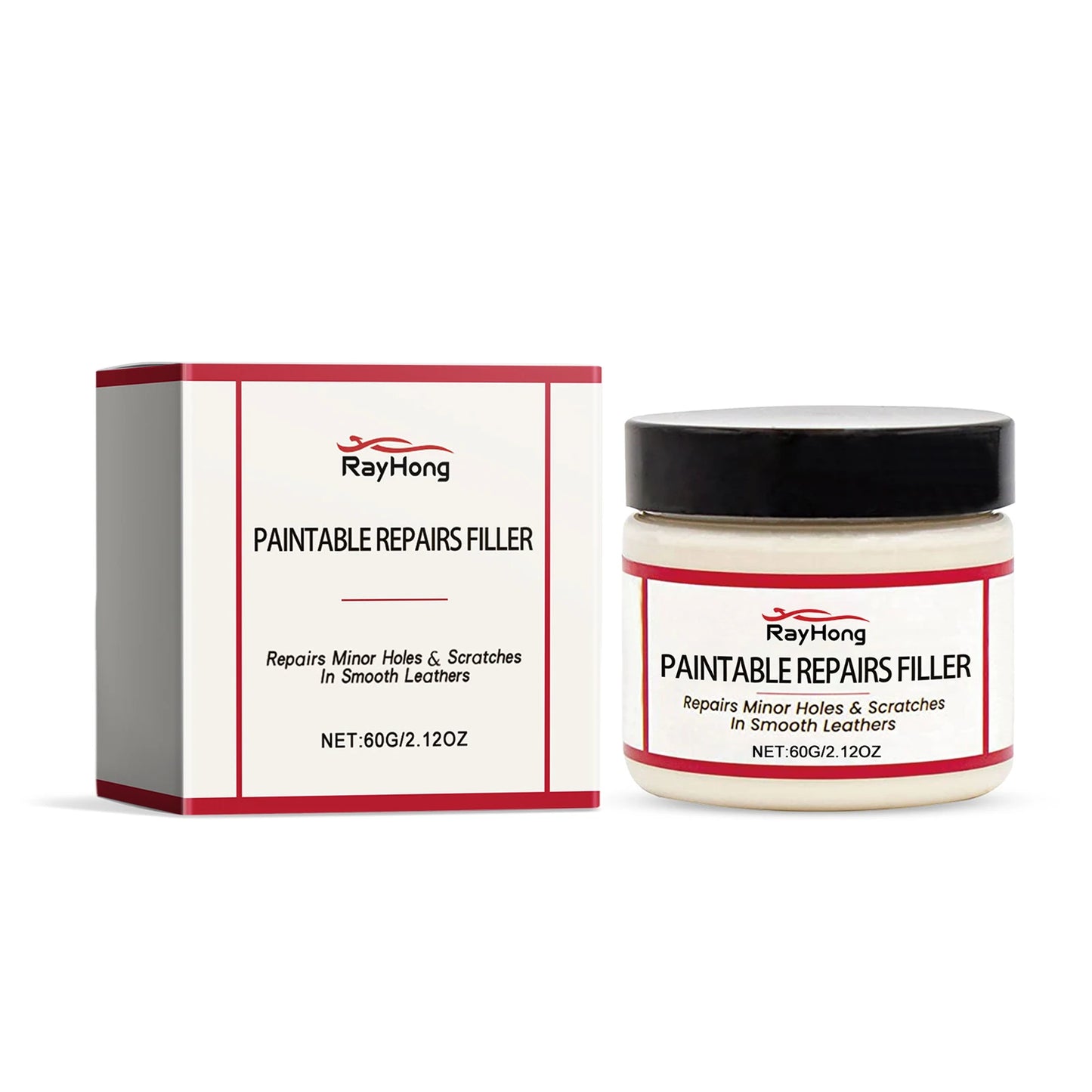 Professional Leather Repair Paste Filler Kit for Scratches Cuts & Holes Car Seat Sofa Furniture Restoration Permanent Paste