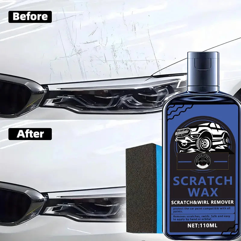 Car Scratch Repair Kit, Removes Scratches, Restores Paint, Protects Car Polishing Wax for Body Repair and Paint Care
