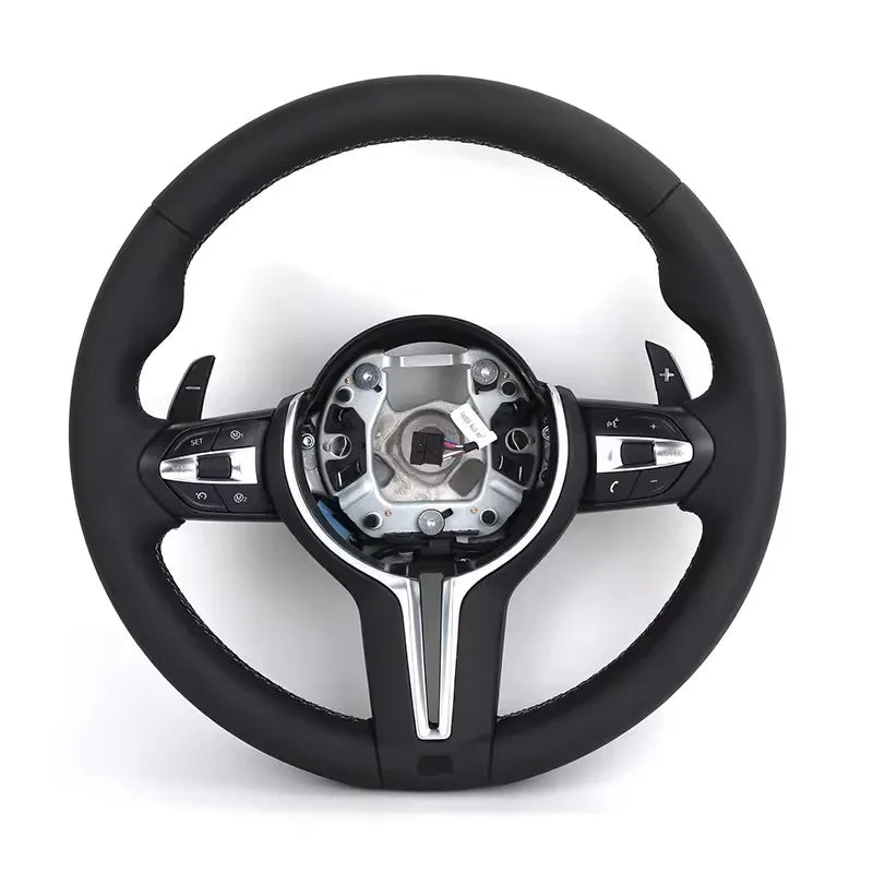 F10 F11 F15 F16 F20 F30 F31 F32 F36 E70 E71 E84 E87 E90 M3 M4 Manual Automatic Leather Sport Interior Steering Wheel For BMW