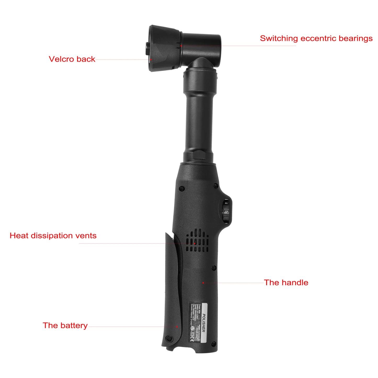 Portable Car Polishing Machine  Electric Auto Polisher Handheld Rechargeable Car Polishing and Waxing Machine Kit