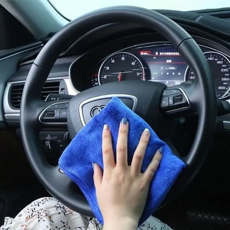 Microfiber Cleaning Cloths Lint Free Microfiber Cleaning Towel Cloths Reusable Cleaning Towels w/ Super Absorbent for Car Window