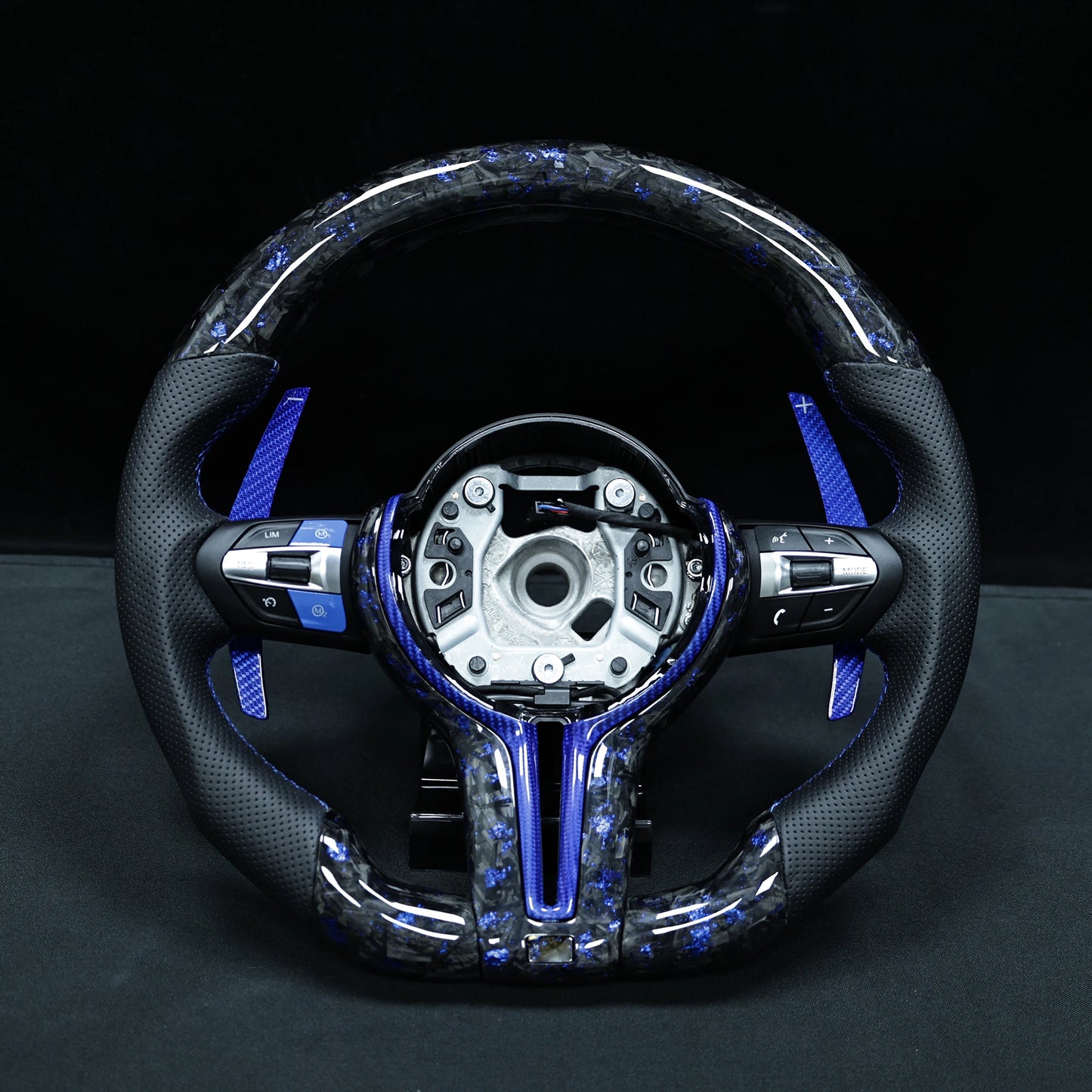 LED Steering Wheel Carbon Fiber Fit For BMW M1 M2 M3 M4 M5 M6 F30 F10 F15 F16 F32 F80 F82 3 4 5 6 X3 X5 Customized Sport Wheel