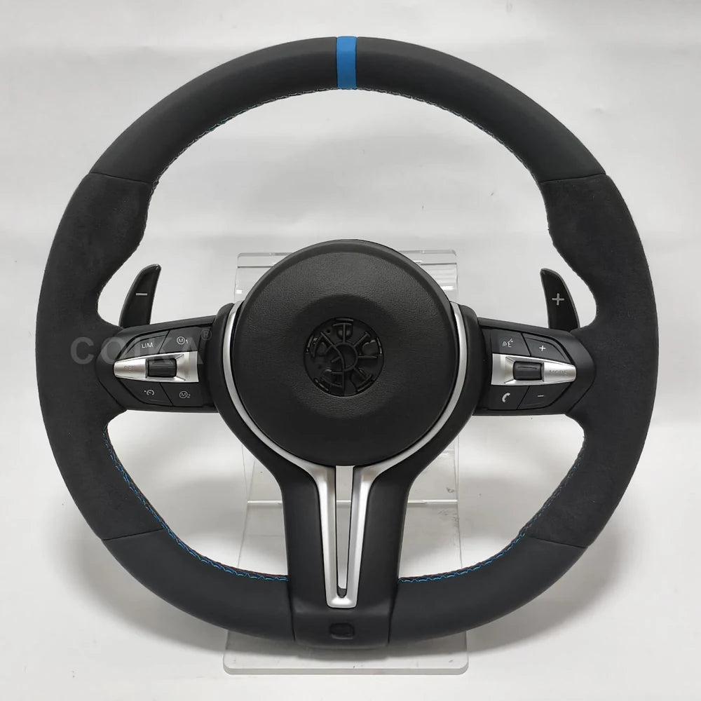 Half Alcantara Leather M Sport Steering Wheel For BMW F10 F11 F20 F21 F22 F25 F30 F31 F32 F33 F34 F36 F01 F06 F07 F12 F13 M3 M5