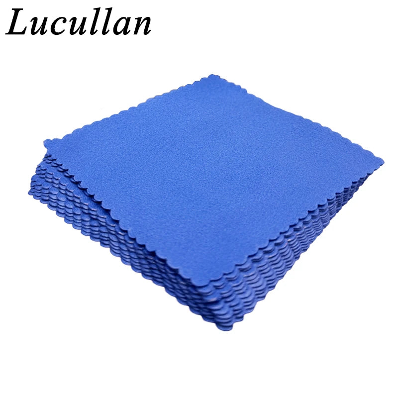 Lucullan Purple Ceramic Coating Applicator With Dark Blue Suede Clothes Perfect Kit For Car Ceramic Coating