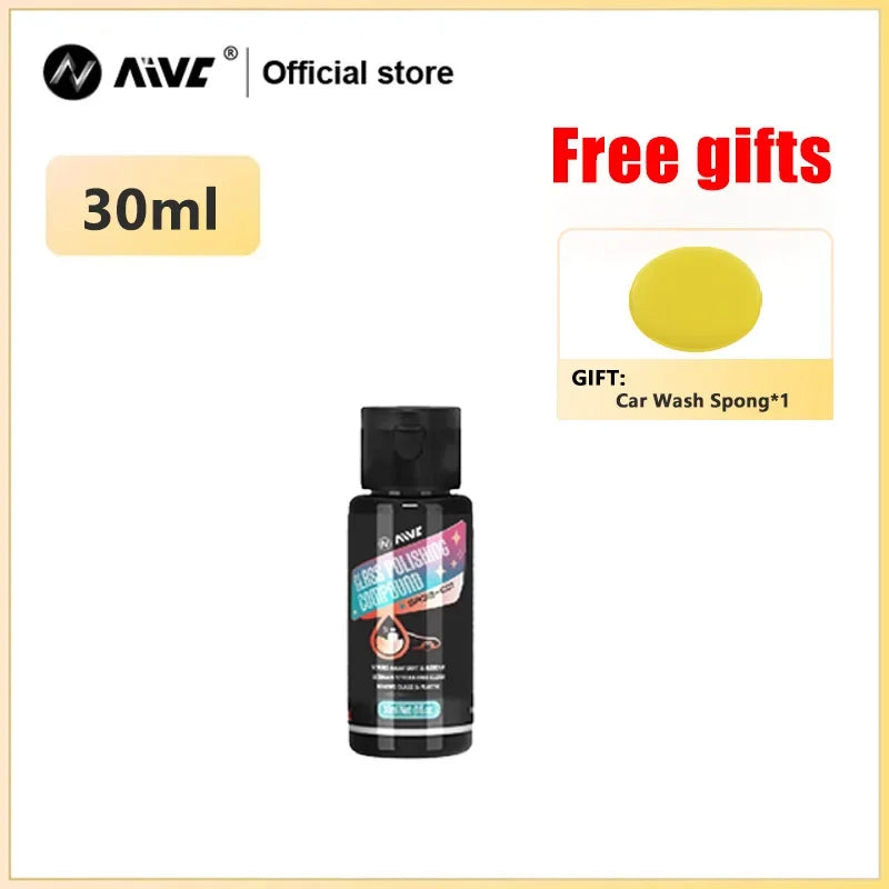 AIVC Glass Polishing Compound Car Windshield Oil Film Remover Deep Cleaner Paste Film Removal Cream Clear Window Auto-Detailing