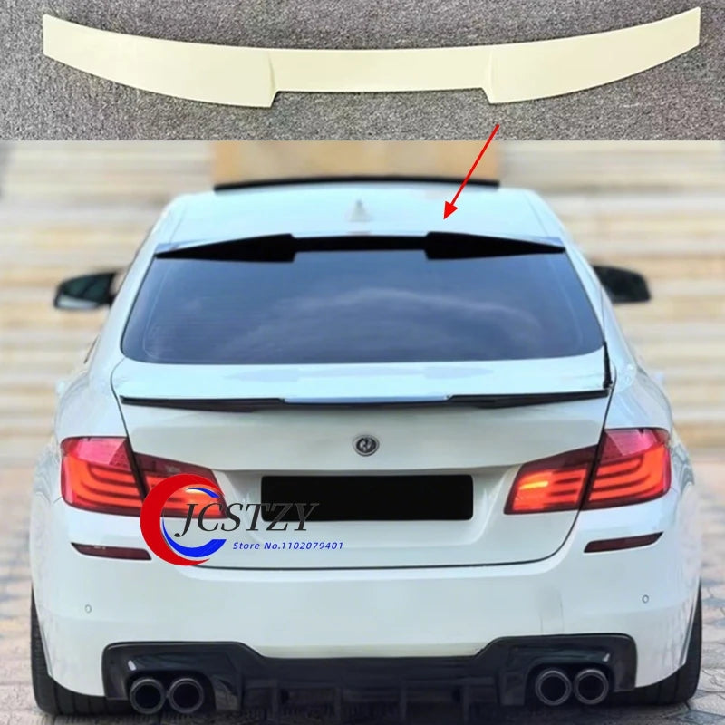 For 2010-2017 BMW 5 Series F10 F18 M5 520i 528i 535i 530i 525i Rear Roof Window Trunk Lid Spoiler Wings Car Tuning Accessories