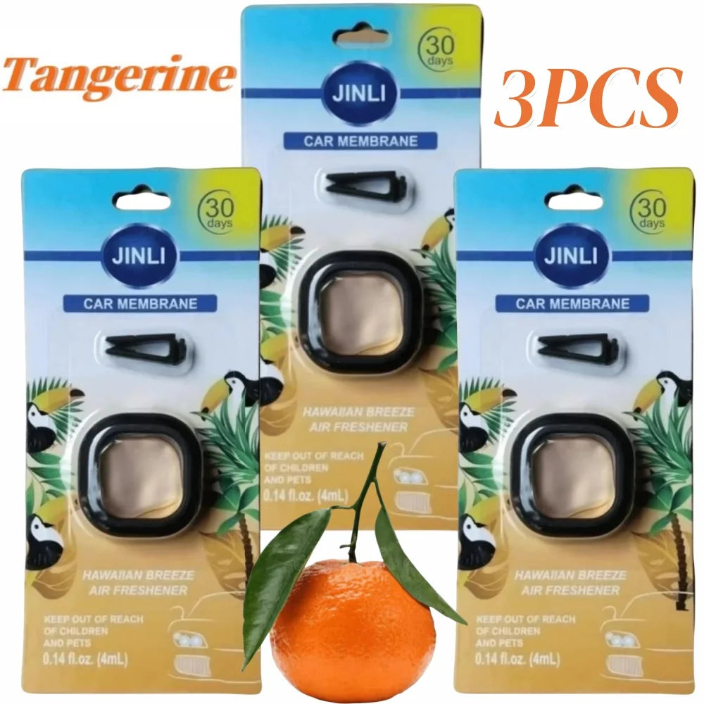 Long-Lasting Car Air Freshener Vent Clip Essential Oil Scented Odor Eliminator 0.14oz Alcohol-Free Fragrance for Fresh Car Smell