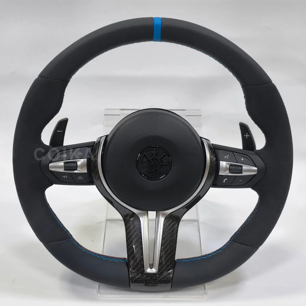 Half Alcantara Leather M Sport Steering Wheel For BMW F10 F11 F20 F21 F22 F25 F30 F31 F32 F33 F34 F36 F01 F06 F07 F12 F13 M3 M5