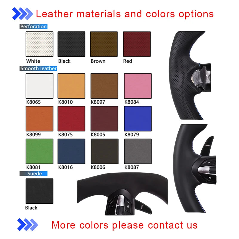 LED Forged Blue Carbon Fiber Steering Wheel for Volkswagen VW Golf VII R-Line GTI R GTS VI V Plus R32 IV MK7 MK6 MK5 Sports Car