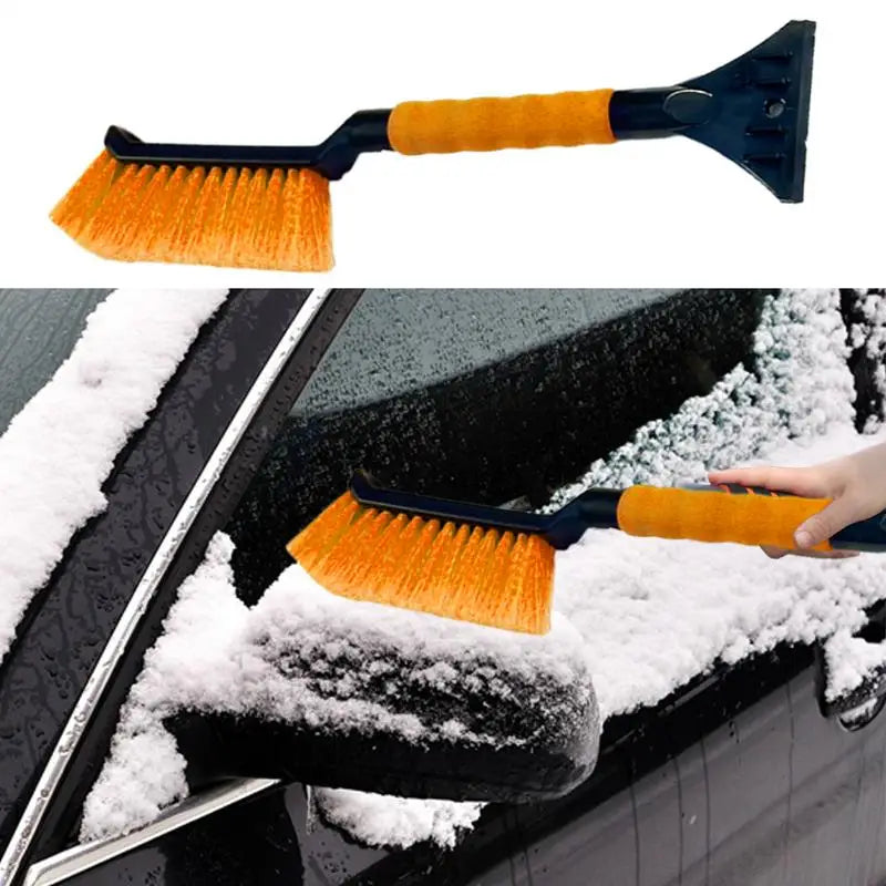 2 in 1 Car Snow Brush and Ice Scraper Car Scraper Snow Brush Ergonomic Foam Grip Window Ice Scraper Snow Cleaner For Car SUV