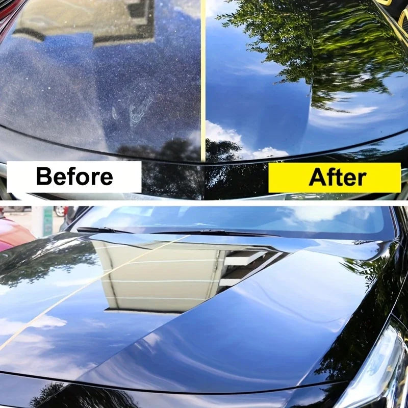 Black Car Wax Professional - Deep Gloss Polish, Scratch Swirl Remover & Long Lasting Protection