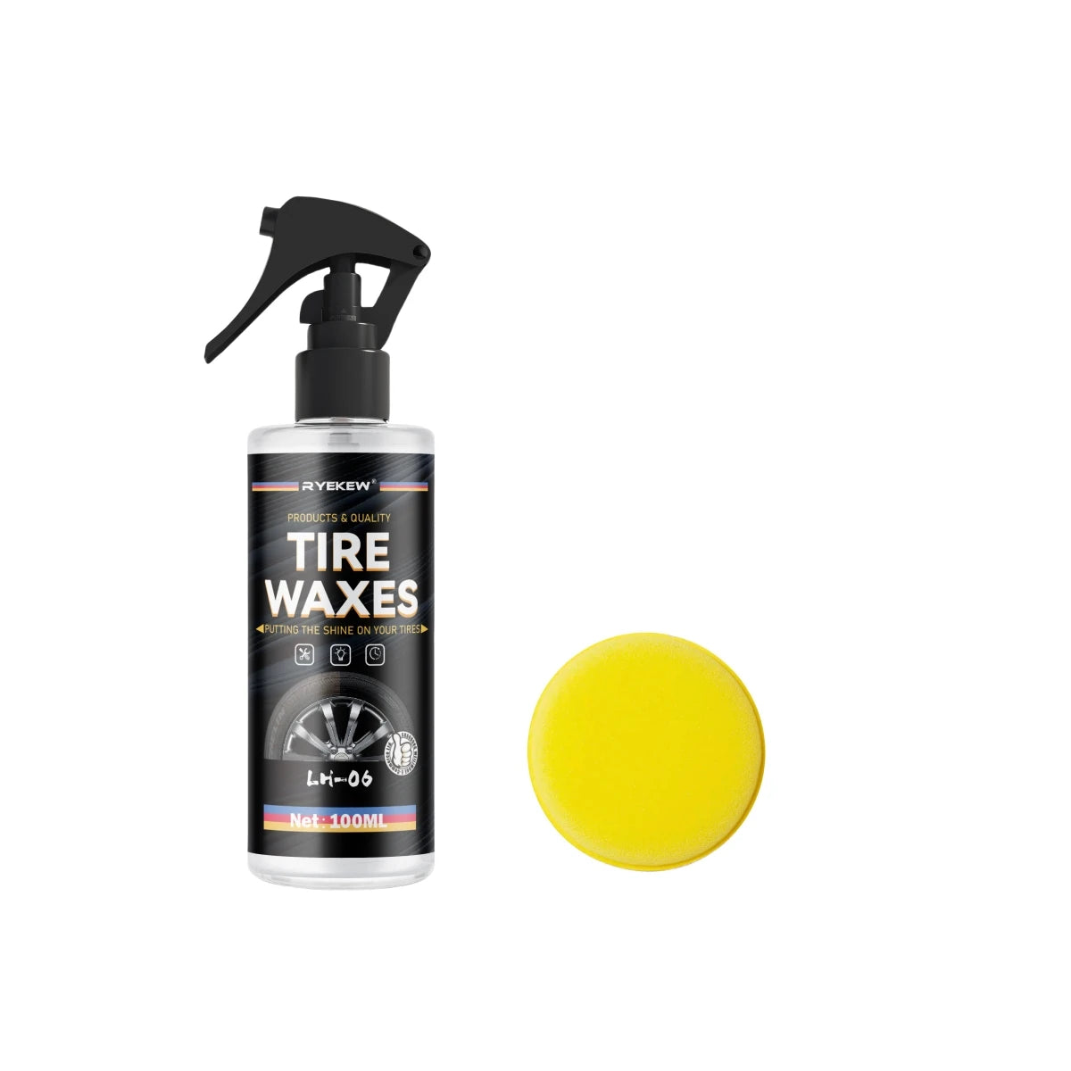 Tyre Gloss Tire Coating Spray Hydrophobic Sealant Wax For Car Wheel Auto Care Re-black Shine Chemistry Filler