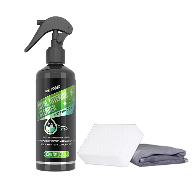 Car Interior Cleaning Spray Agent Aivc Car Fabric Cleaning Tools Leather Cleaner Water-free Seat Roof Dash Cleaning Agent