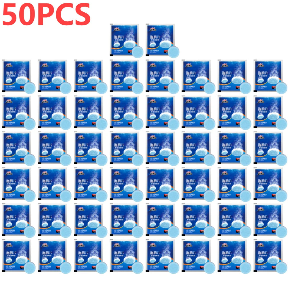 200-10pc Solid Cleaner Car Windscreen Cleaner Effervescent Tablet Auto Wiper Glass Solid Cleaning Concentrated Tablets Detergent