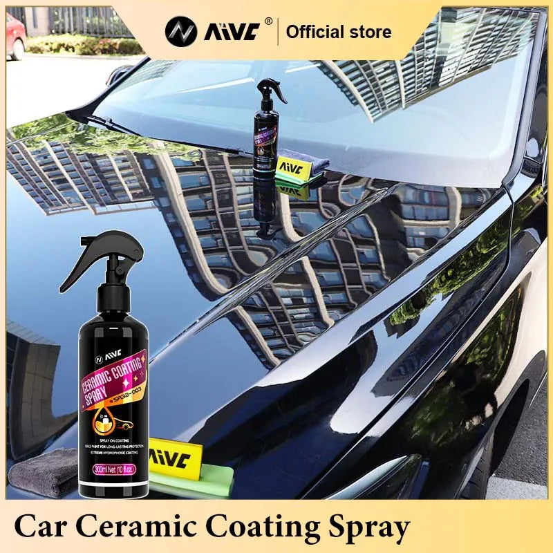 Car Nano Ceramic Coating Spray Wax Polishing Liquid High Protection Hydrophobic Crystal Coating Scratch Repair Car Detailing