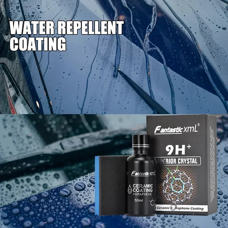 Fantastic XML 9H+ Ceramic Coating 50ml High Gloss Hydrophobicity Anti Scratch Nano Coating Car Care Protection
